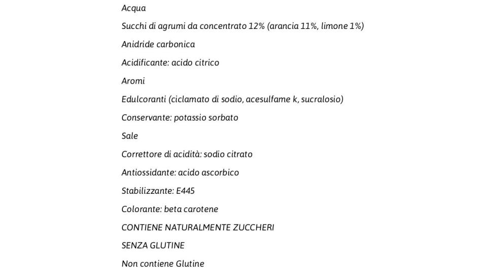 Zero Allegra con Succo d'Agrumi 0,75 l