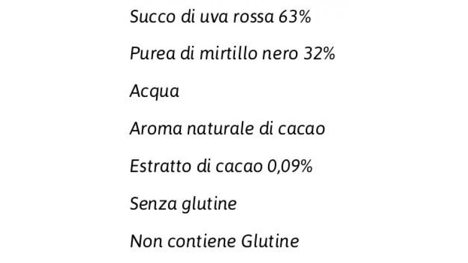 Uva e Mirtillo con Estratto di Cacao