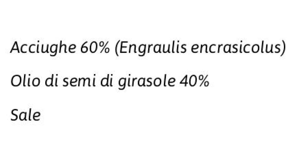 Filetti di Acciughe Siciliane in Olio di Semi di Girasole