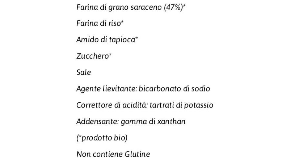 Biologico Preparato per Pane con Grano Saraceno