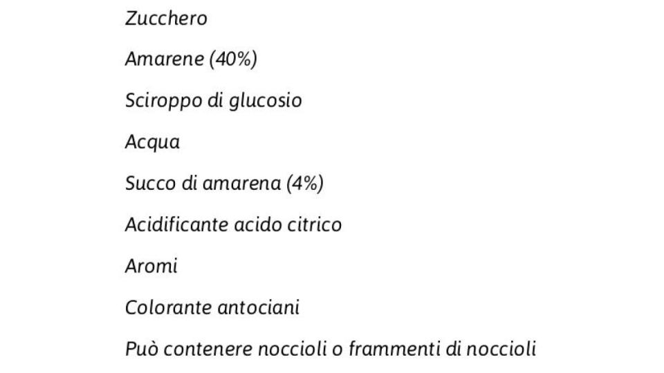 Fabbri Amarene in Sciroppo