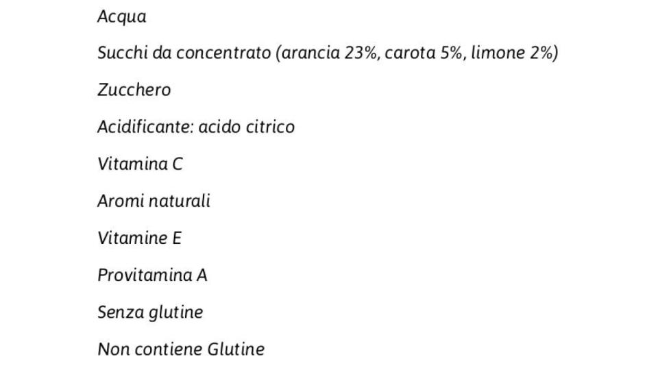 Arancia Carota Limone 3 x 200 Ml