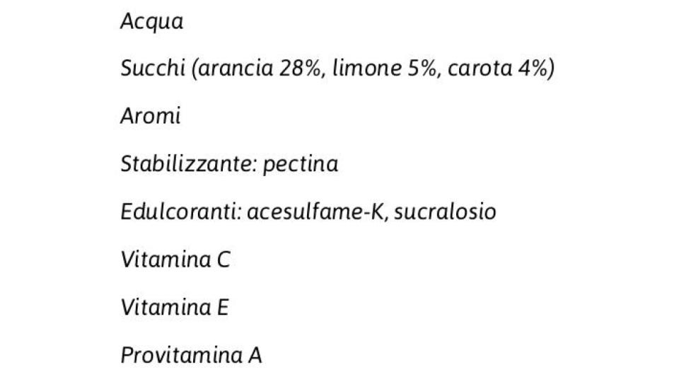 Ace Arancia Carota Limone