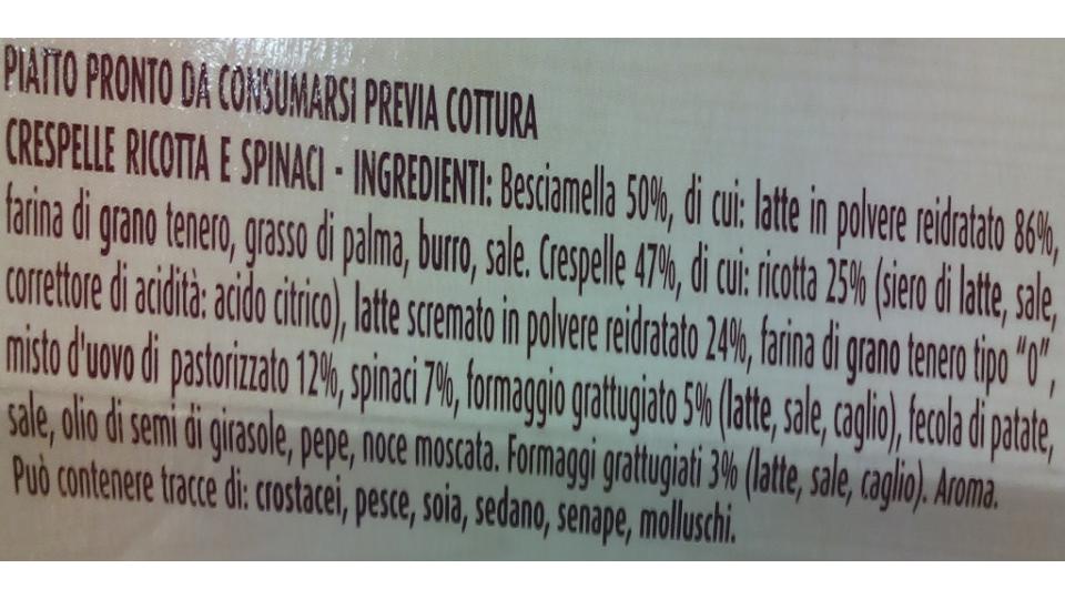 Viva la Mamma Crespelle Ricotta e Spinaci