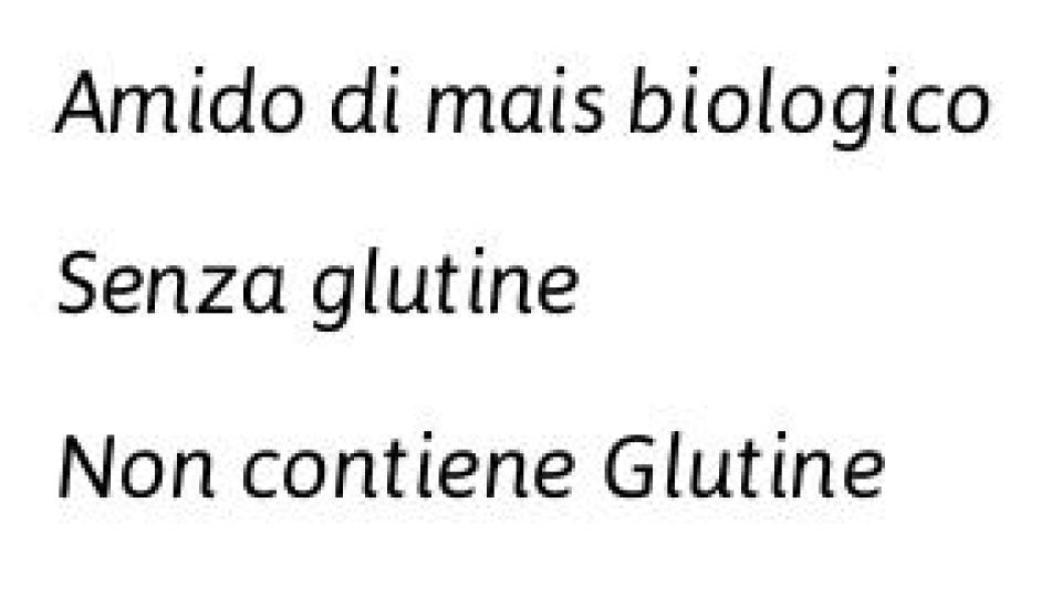 Amido di Mais Biologico