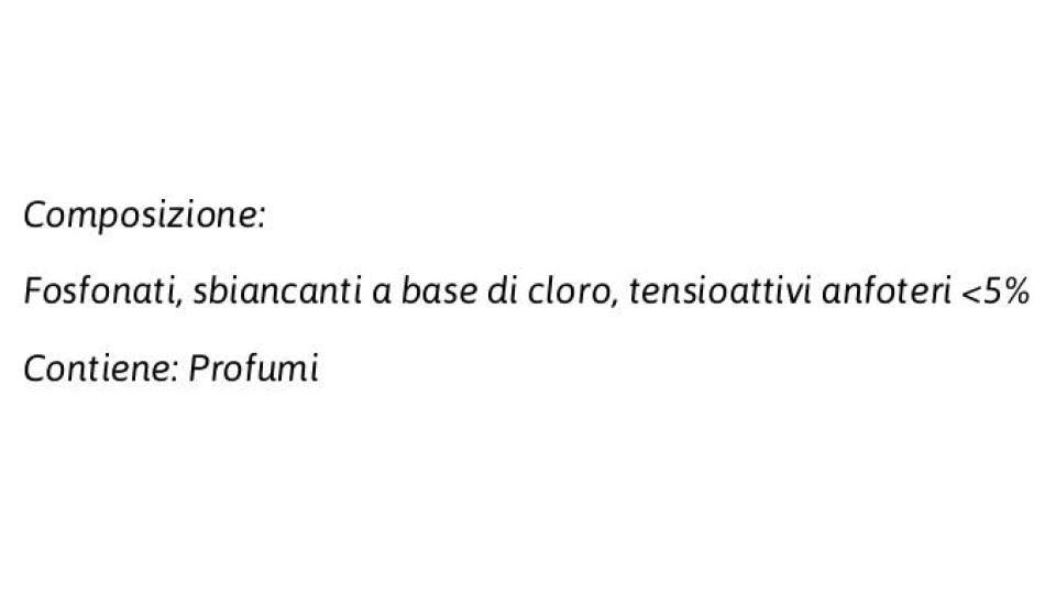 Le Specialità Mangiamuffa con Candeggina