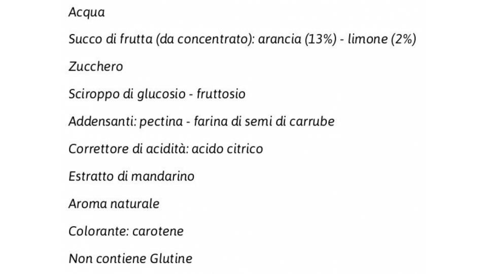 Sensofreddo la Granita Siciliana con Succo di Agrumi di Sicilia