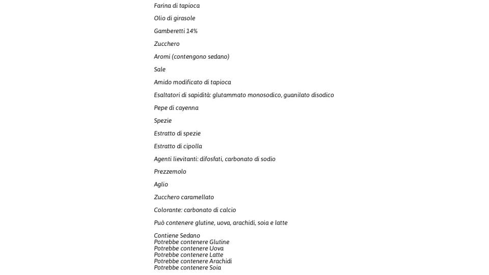 Asia Nuvole di Gamberetti con Pepe di Cayenna