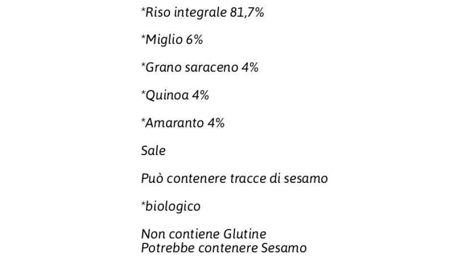 Rice & Rice Gallette di Riso Multicereali