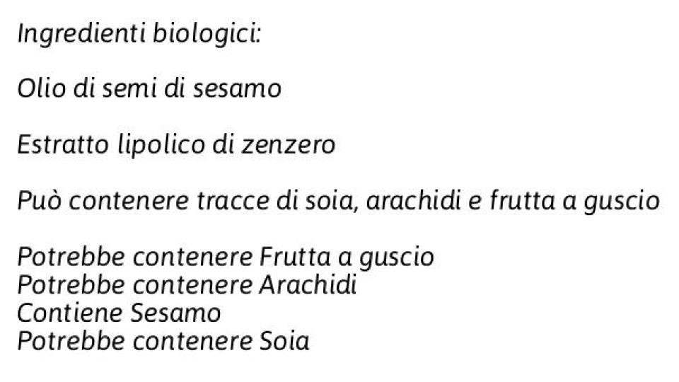 Olio di Semi Biologico di Sesamo