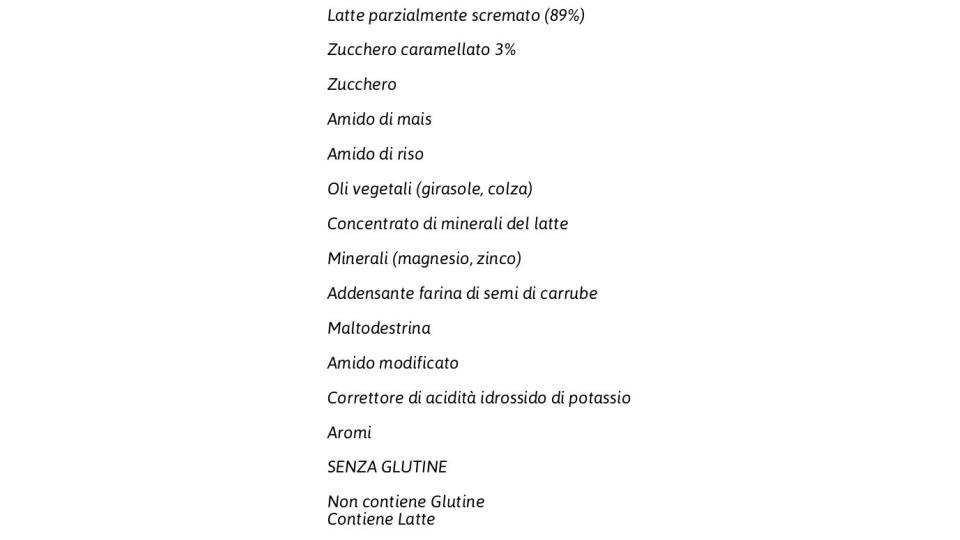 Merenda al Latte Caramel Da 6 mesi