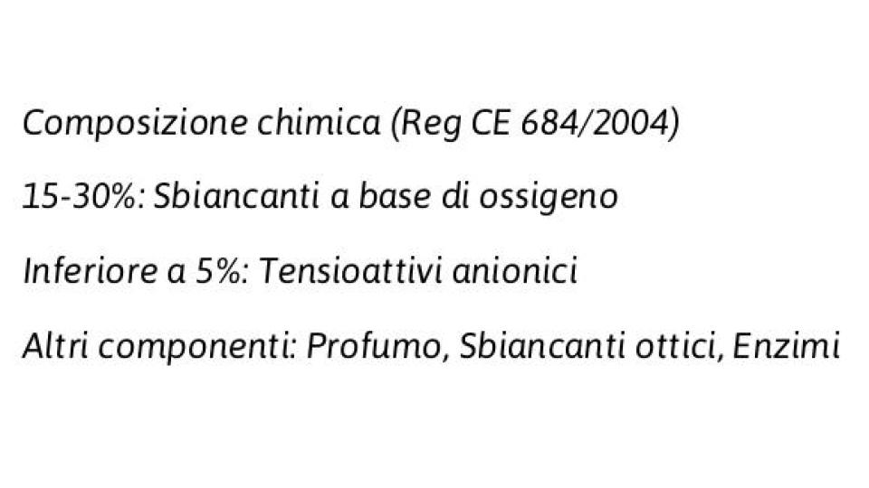 Smacchiatore per Bianchi e Colorati