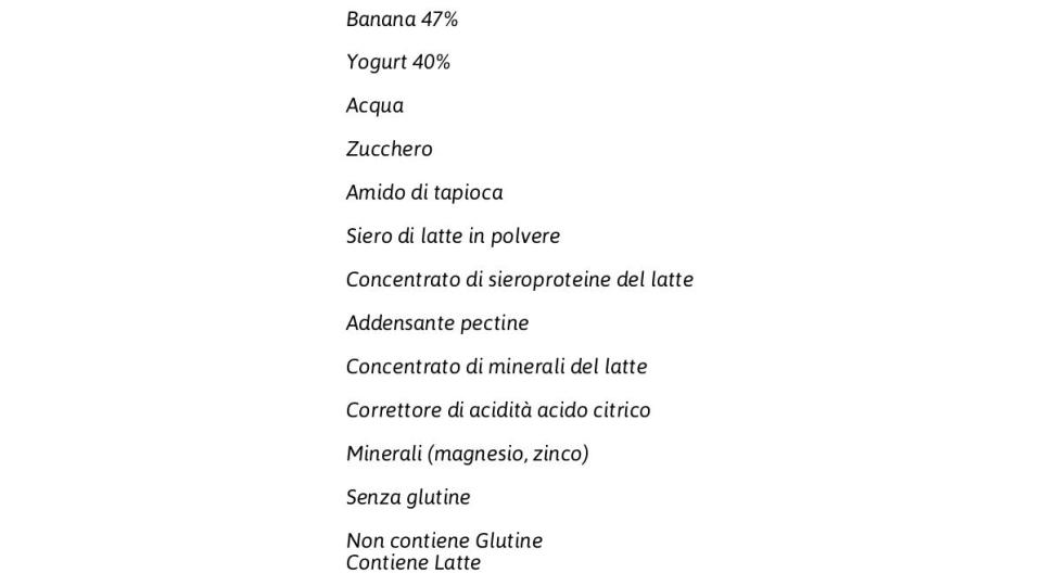 Yogurt Banana Merenda da spremere