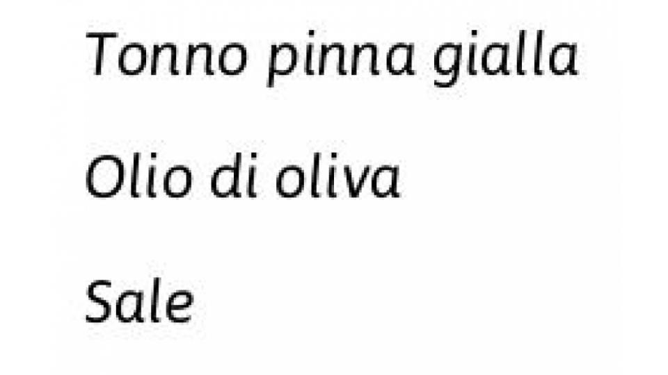 Tonno Pinna Gialla all'Olio di Oliva