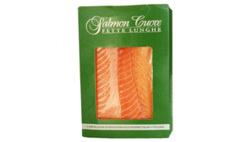 Salmon Cuore il Cuore del Salmone Affumicato Tagliato a Fette Lunghe