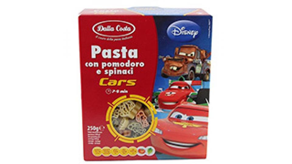 Pasta, con Pomodoro e Spinaci Cars