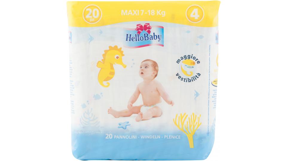 Pannolini Tg4 Maxi 7-18kg