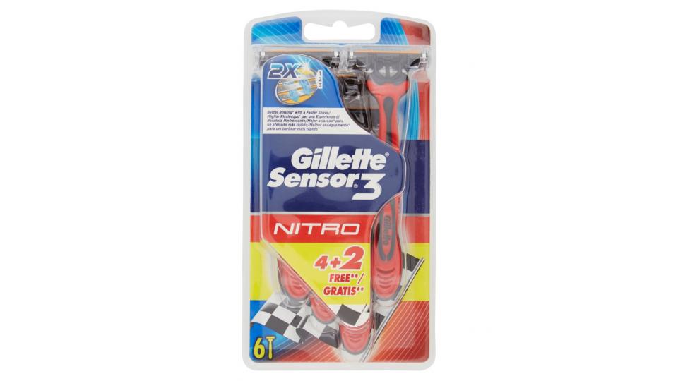 Sensor3 Nitro Usa&getta - 4 Rasoi + 2 Omaggio
