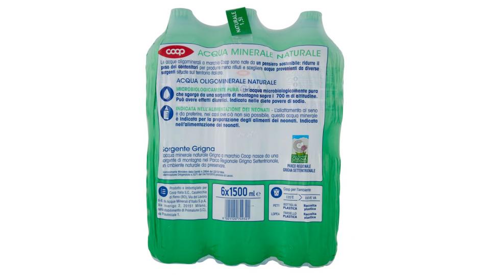 Sorgente Grigna Naturale 6 x 1500 Ml