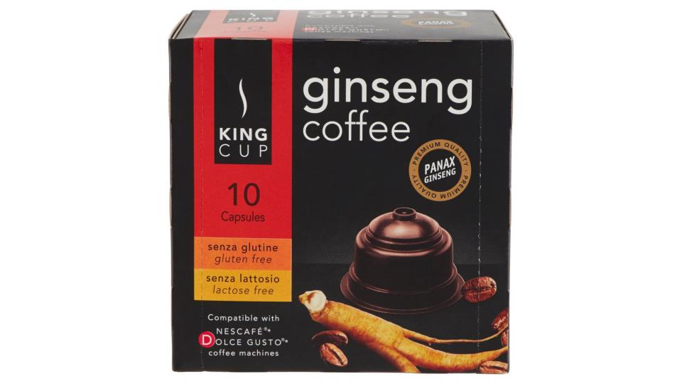 Ginseng Coffee Capsule Compatibili Nescafe* Dolce Gusto* 10 x 6,5 g