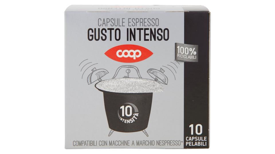 Capsule Espresso Gusto Intenso 10 Capsule Pelabili