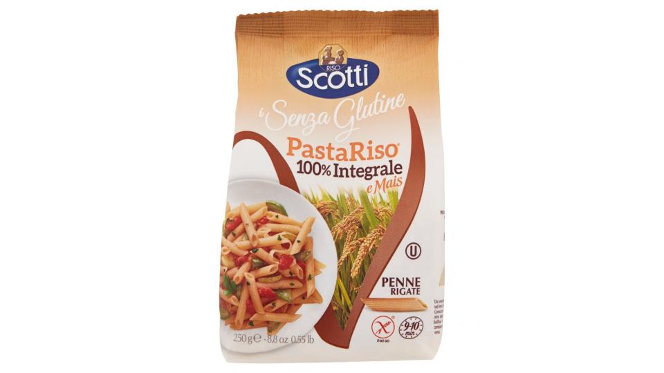 I senza Glutine Pastariso 100% Integrale e Mais Penne Rigate