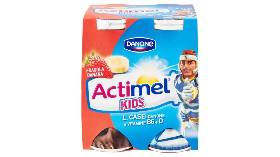 Actimel Kids Fragola Banana 4 x 100 g