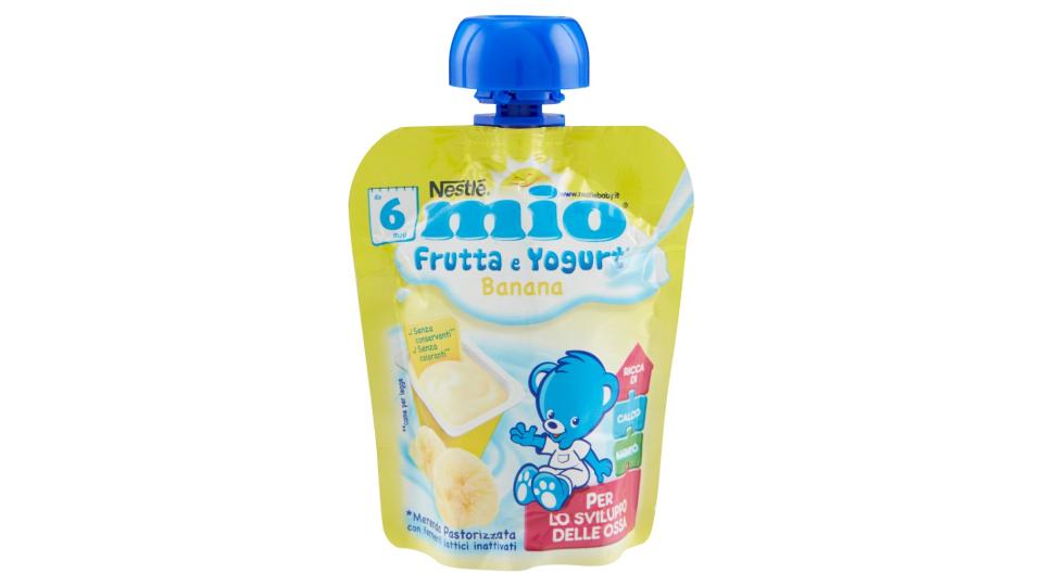 Yogurt Banana Merenda da spremere