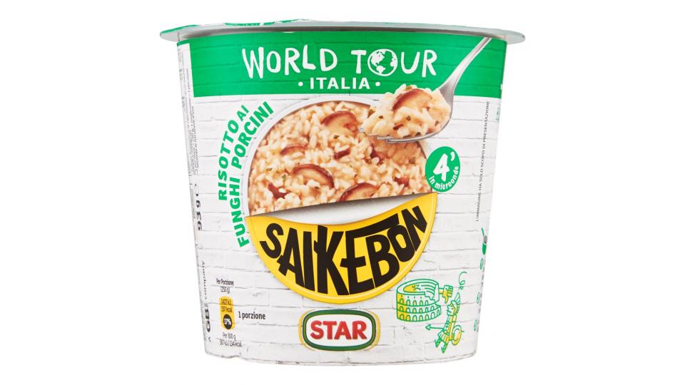 World Tour Italia Saikebon Risotto ai Funghi Porcini