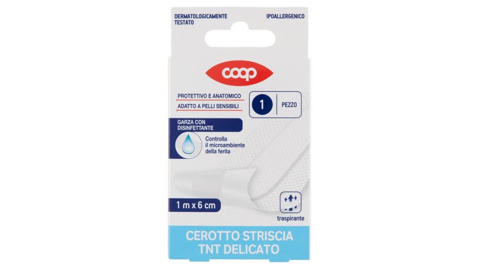 Cerotto Striscia Tnt Delicato 1 m x 6 Cm 1 Pz