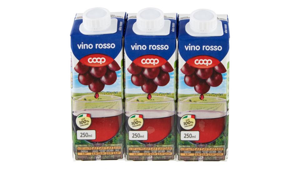 Vino Rosso 3 x 250 Ml