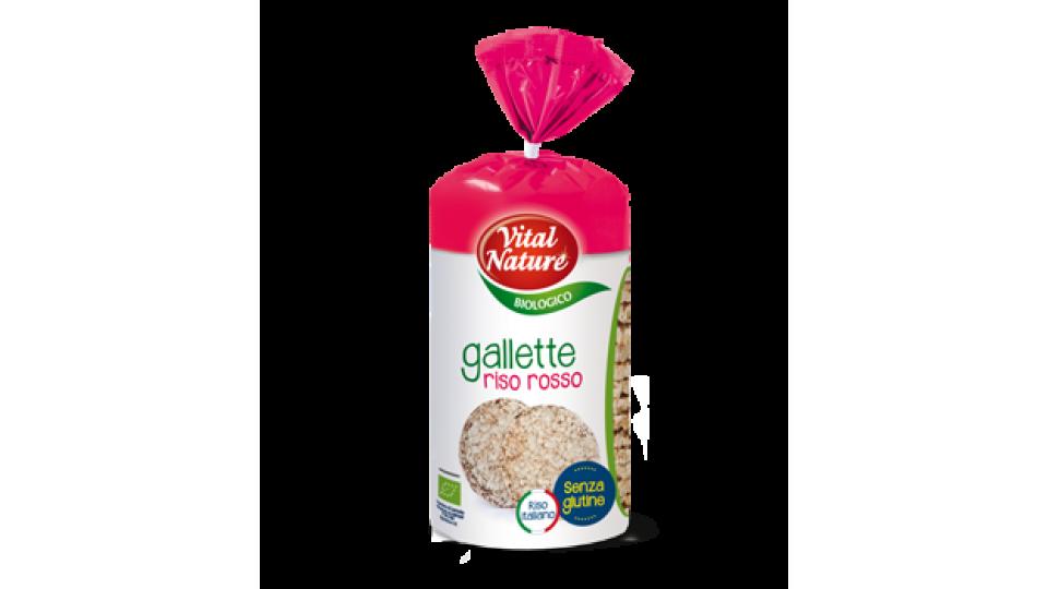 Gallette senza Glutine di Riso Rosso Bio 