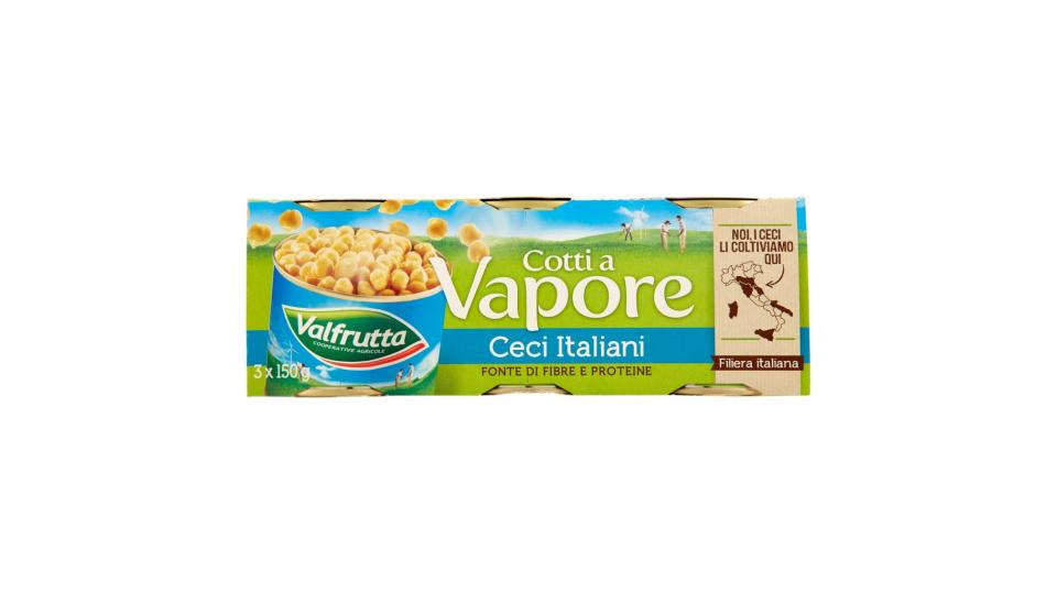 Cotti a Vapore Ceci Italiani 3 x 150 g