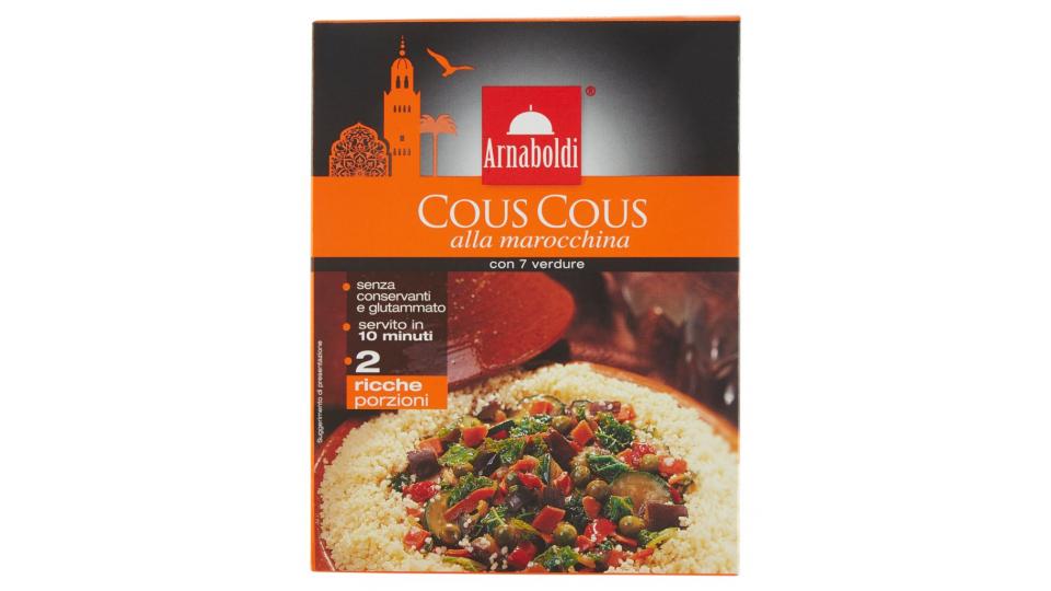 Cous Cous alla Marocchina con 7 Verdure