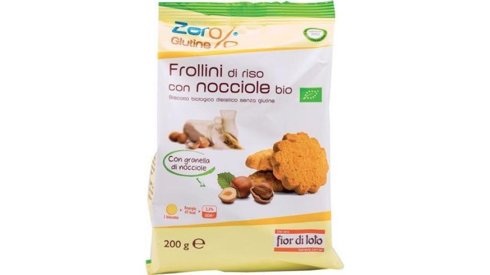 Frollini di Riso con Nocciole Bio