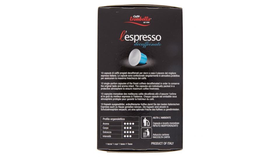 L'Espresso Decaffeinato Capsule 50 Pz