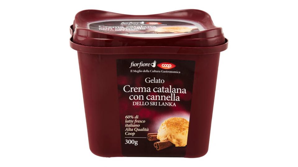 Gelato Crema Catalana con Cannella dello Sri Lanka