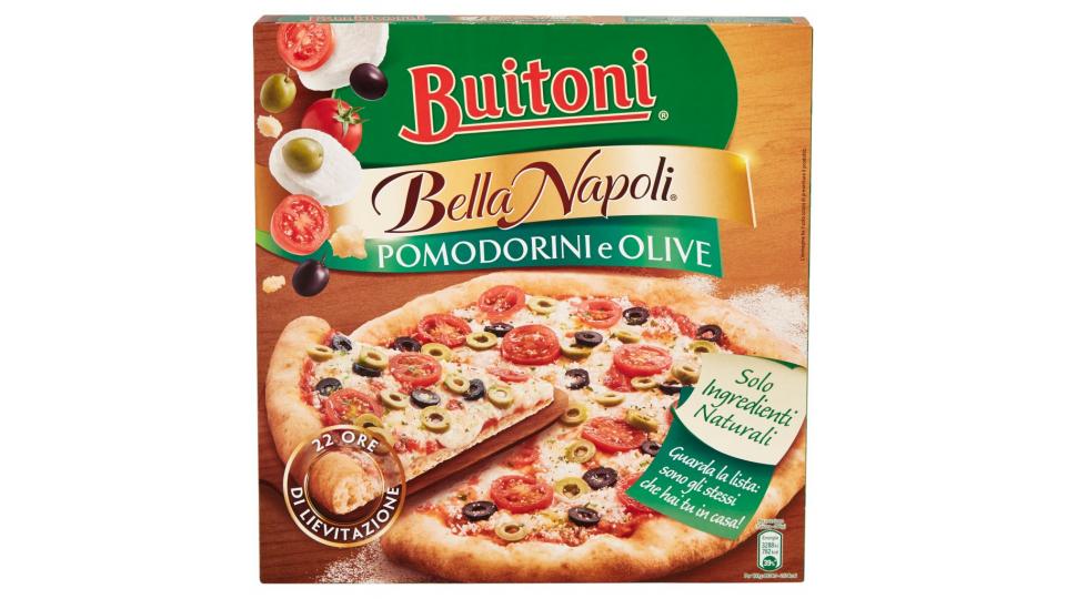 BELLA NAPOLI RICOTTA DI BUFALA CAMPANA DOP E POMODORINI Pizza surgelata (1 pizza)