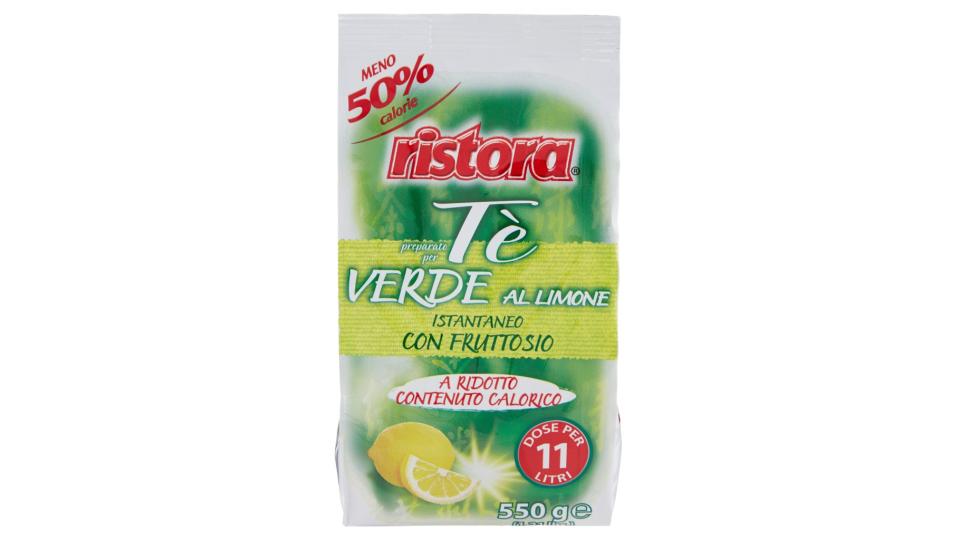 Tè Verde al Limone Istantaneo con Fruttosio a Ridotto Contenuto Calorico