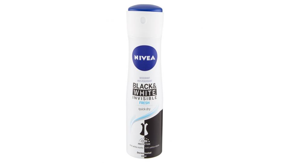 Deodorant Anti-perspirant Black & White Fresh