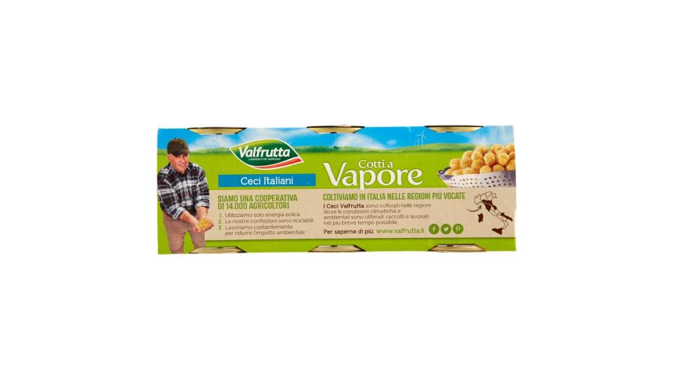 Cotti a Vapore Ceci Italiani 3 x 150 g