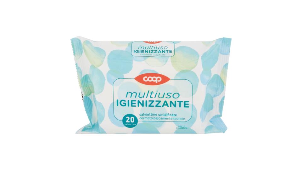 Multiuso Igienizzante Salviettine Umidificate 20 Pz