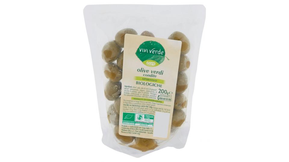 Olive Verdi Condite Biologiche