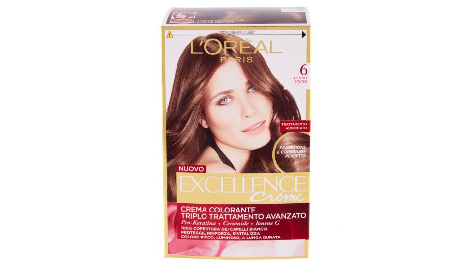 Excellence Creme Crema Colorante 6 Biondo Scuro