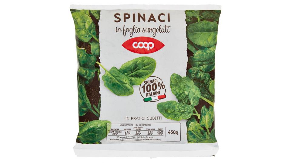 Spinaci in Foglia Surgelati