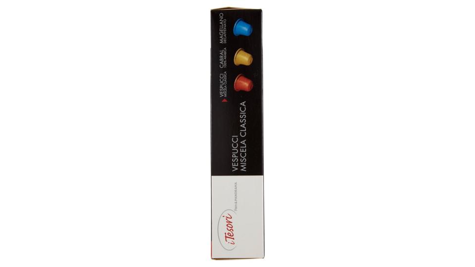 Vespucci Miscela Classica Capsule Caffè Compatibili con Macchine Nespresso*  (5,2g x 10)