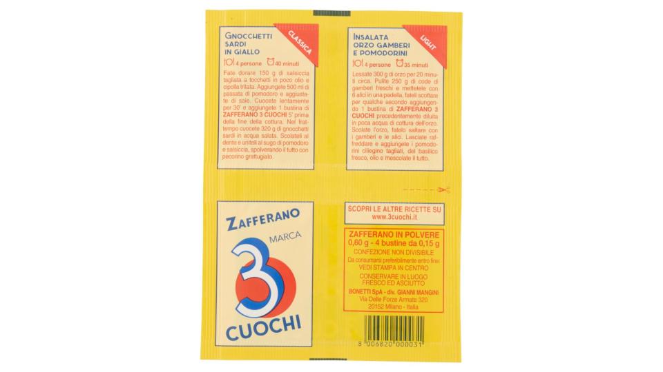Zafferano 4 x 0,15 g