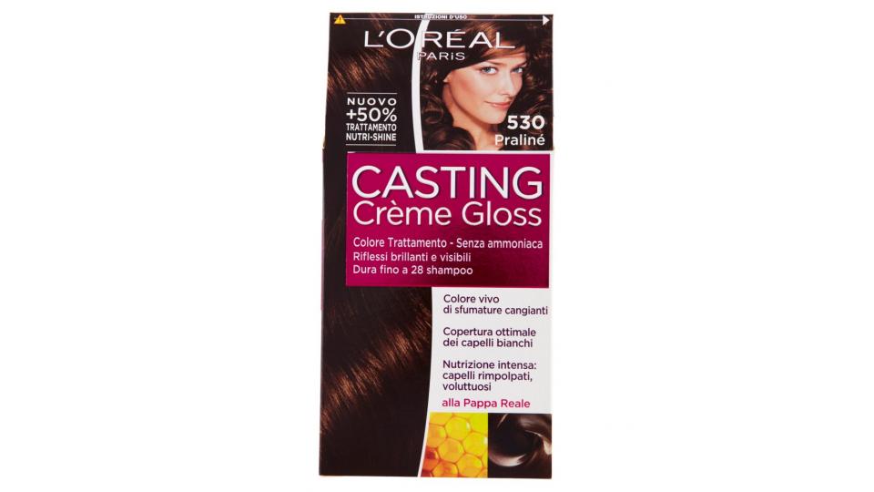 L'oréal Paris Casting Crème Gloss - Colore Trattamento senza Ammoniaca - 530 Praline