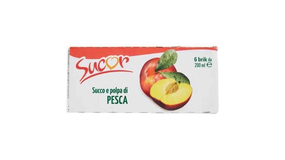 Succo e Polpa di Pesca 6 x 200 Ml