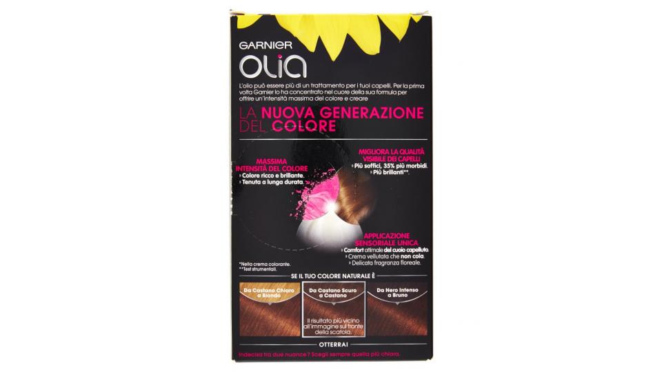 Olia Colorazione Permanente Collezione Castani Voluttuosi 5.35 Castano Cioccolato